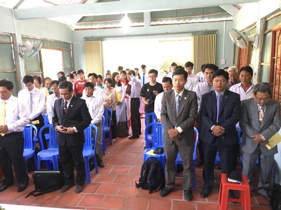 Quang cảnh của buổi lễ 